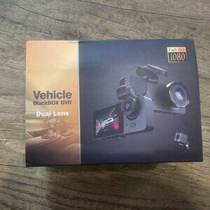 Full HD 1080p Vehicle BlackBOX DVR – Dual Lens Dash Camera – Night Vision, G-Sen